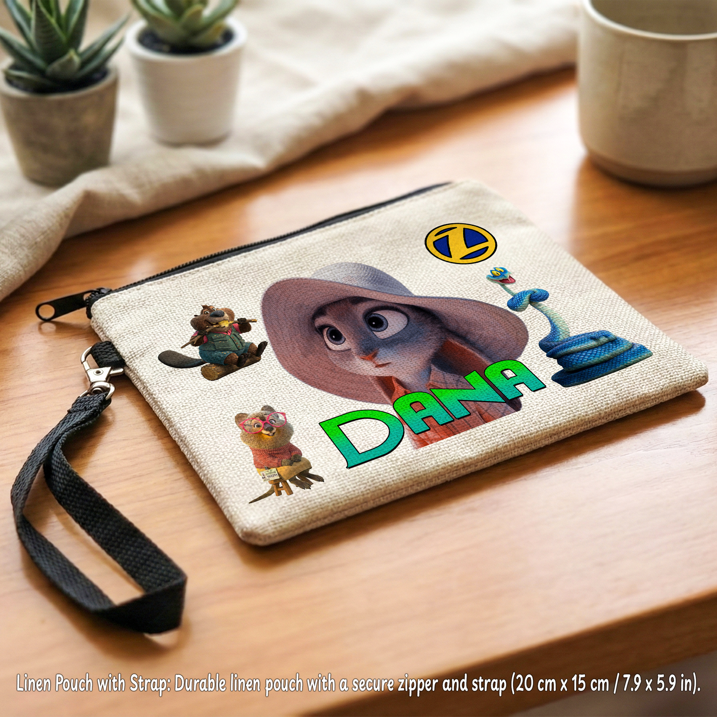 Zootopia 2 Judy & Friends Activity Box – Custom Name | Includes Coloring Book, Puzzle, Drinkware Set & More