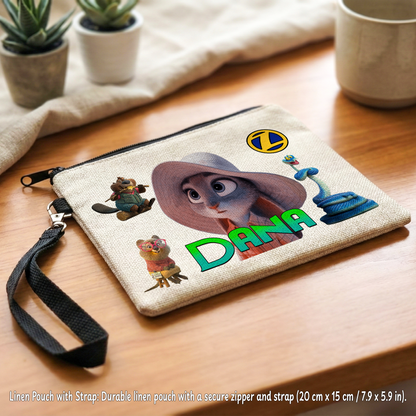 Zootopia 2 Judy & Friends Activity Box – Custom Name | Includes Coloring Book, Puzzle, Drinkware Set & More