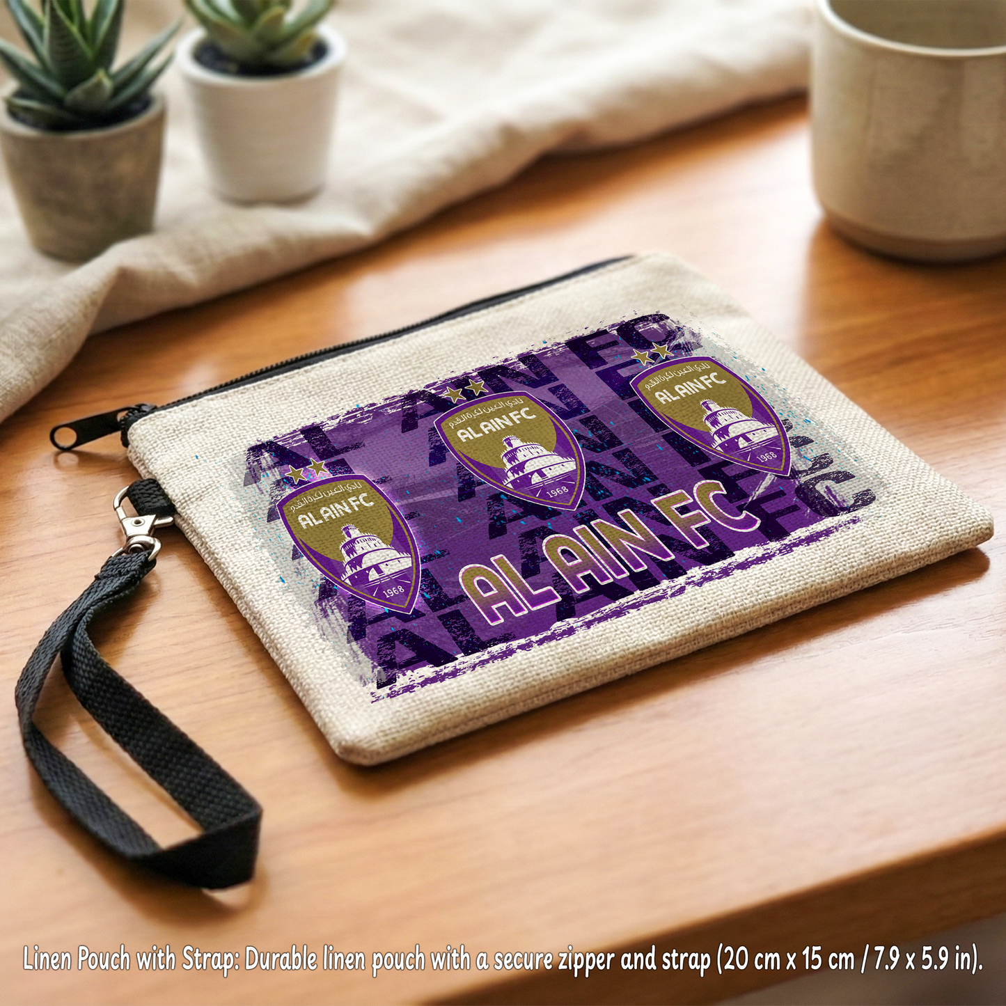 Al Ain FC Fan Box 3 – Custom Name | Includes Tote Bag, Pouch, Mouse Pad & Drinkware Set & More
