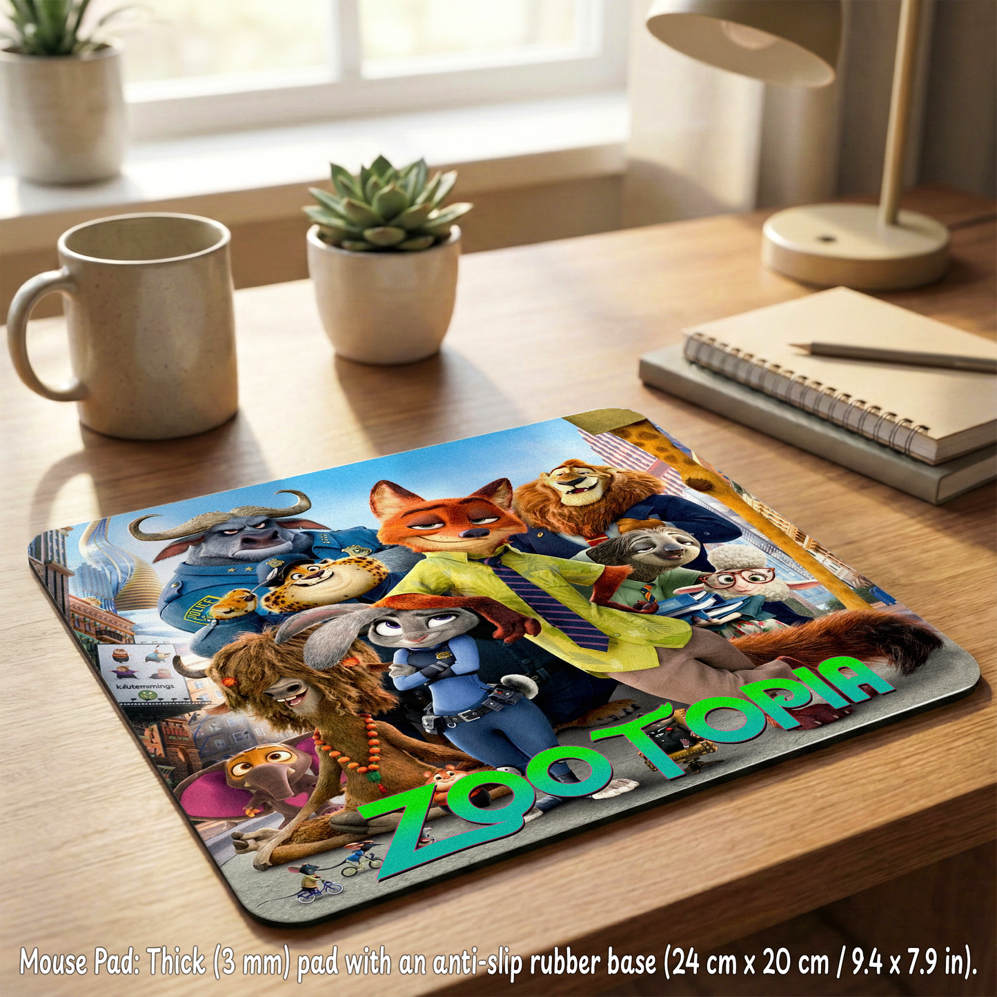 Zootopia Adventures Box – Custom Name | Includes Mouse Pad, Drinkware Set, Pouch & More