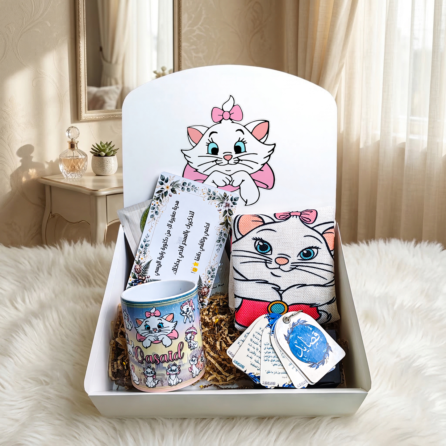 Marie the Cat Mini Purity Box – Personalized | Includes Mug, Tote Bag, Mask, Daily Prayers & Gift Card